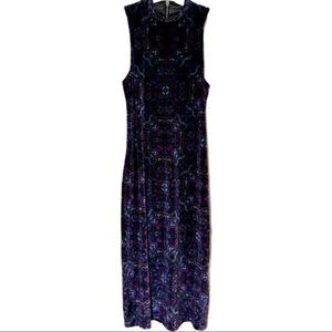 Backless Velvet MIDI Dress